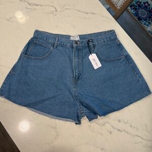 Denim shorts